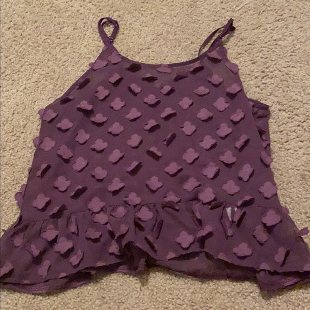 purple blouse